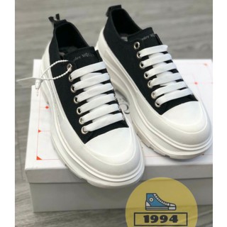 Giày mc queen gót cao❤️full bill + box❤️ phiên bản mới 2020_Mcqueen độn đế [ảnh thật + video]_Giày đế cao