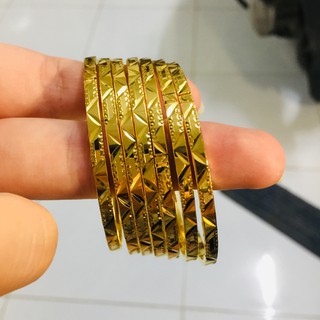 BỘ 7 VÒNG XIMEN KHÓA GÀI NHƯ VÀNG THẬT CAO CẤP