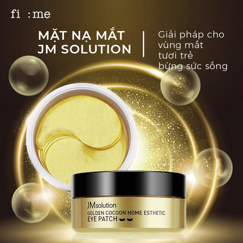 Mặt Nạ Mắt Jm Solution Golden Cocoon Home Esthetic Eye Patch Kén Tằm Vàng 90g 60 Miếng