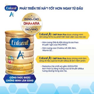 Sữa bột Enfamil A+ 1 900g