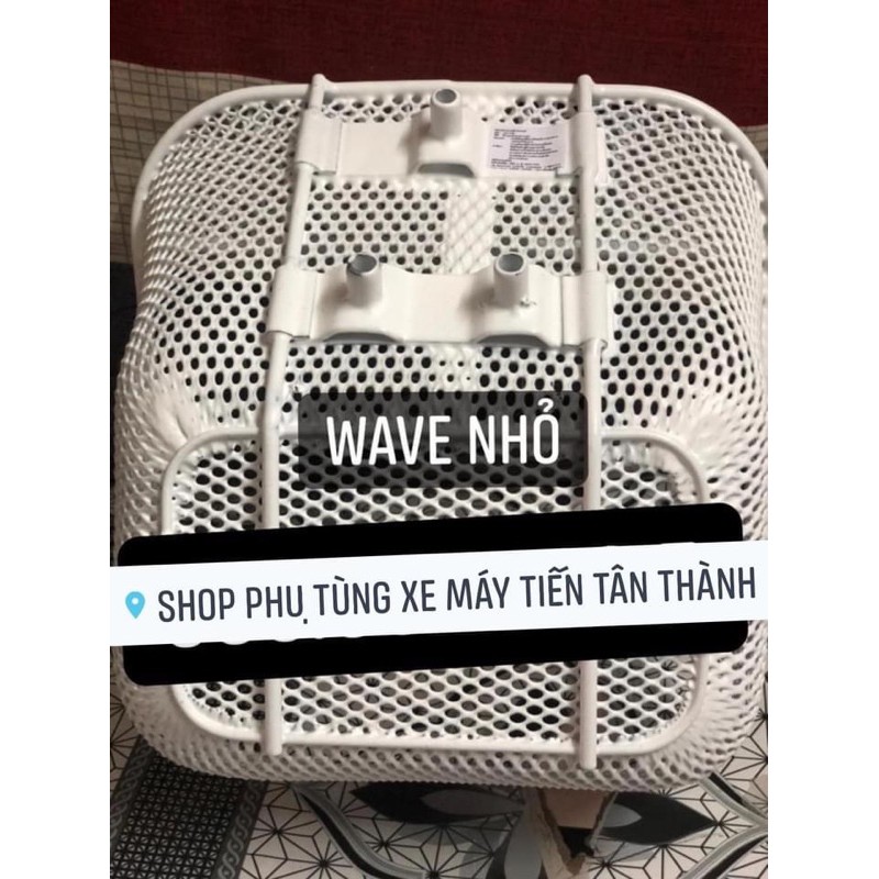 Rổ đựng Giỏ LƯỚI MÀU TRẮNG xe wave125 fuled future 125 fi rs 100 wave s110