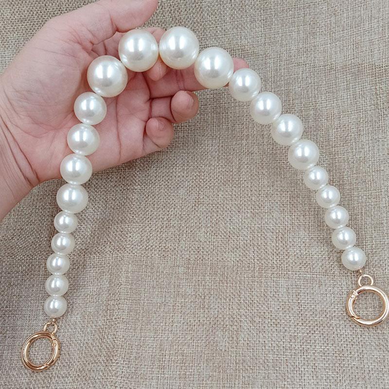 Dây xích ngọc trai nhiều kích cỡ trang trí túi xách