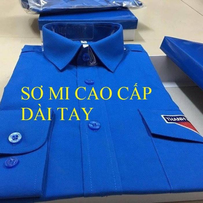 [OCEAN UNIFORM] Áo sơ mi đồng phục nam nữ đoàn thanh niên cao cấp dài tay 2021