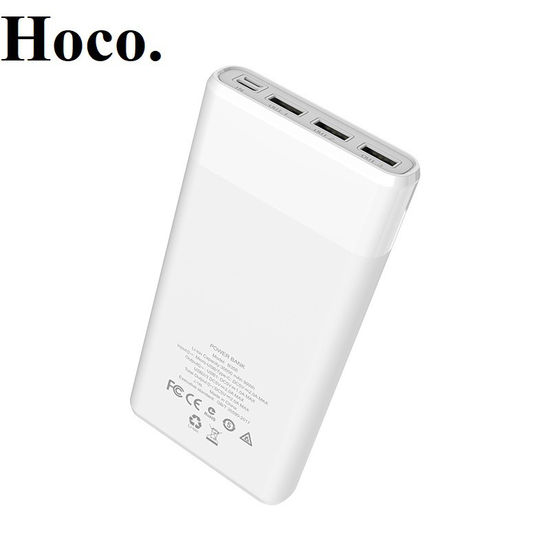 Sạc dự phòng 30000mah chính hãng Hoco B35E sạc nhanh