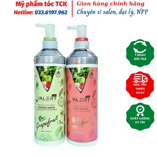 [Hàng Chính Hãng] Dầu Gội Xả Grapefruit Valert phục hồi chống rụng tóc 850mlx2 mềm mượt hương thơm