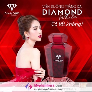 Viên uống trắng da diamond white chính hãng ghb