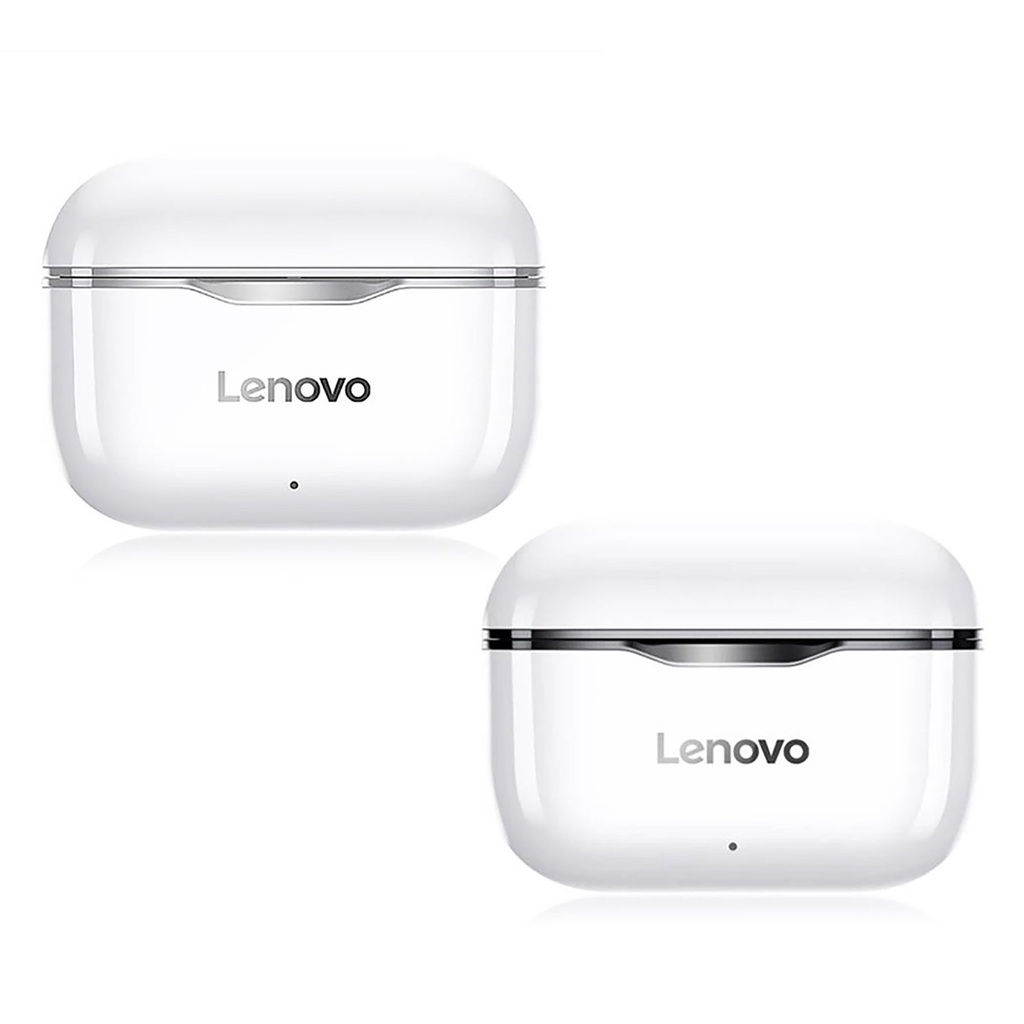Set 2 Tai Nghe Nhét Tai Không Dây Lenovo LP1 Tương Thích Bluetooth Chống Thấm Nước