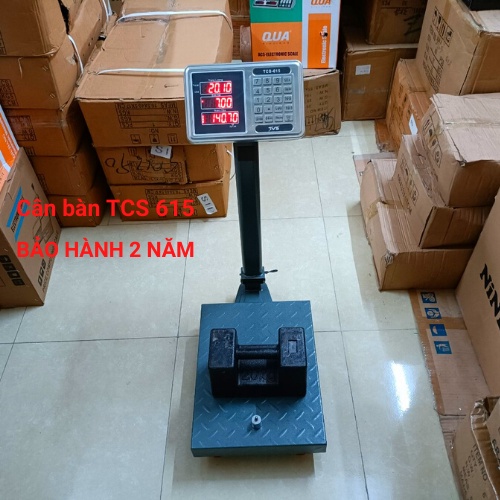 [ BẢO HÀNH 24 THÁNG ] Cân tính tiền điện tử cân bàn TCS - 615 ( 100KG &amp; 150KG ) dùng cho cân hàng hóa kho bãi