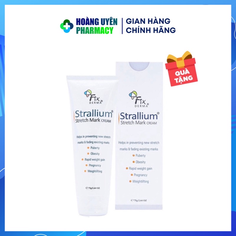 Kem dưỡng giảm rạn da Strallium Stretch Mark Cream 75g