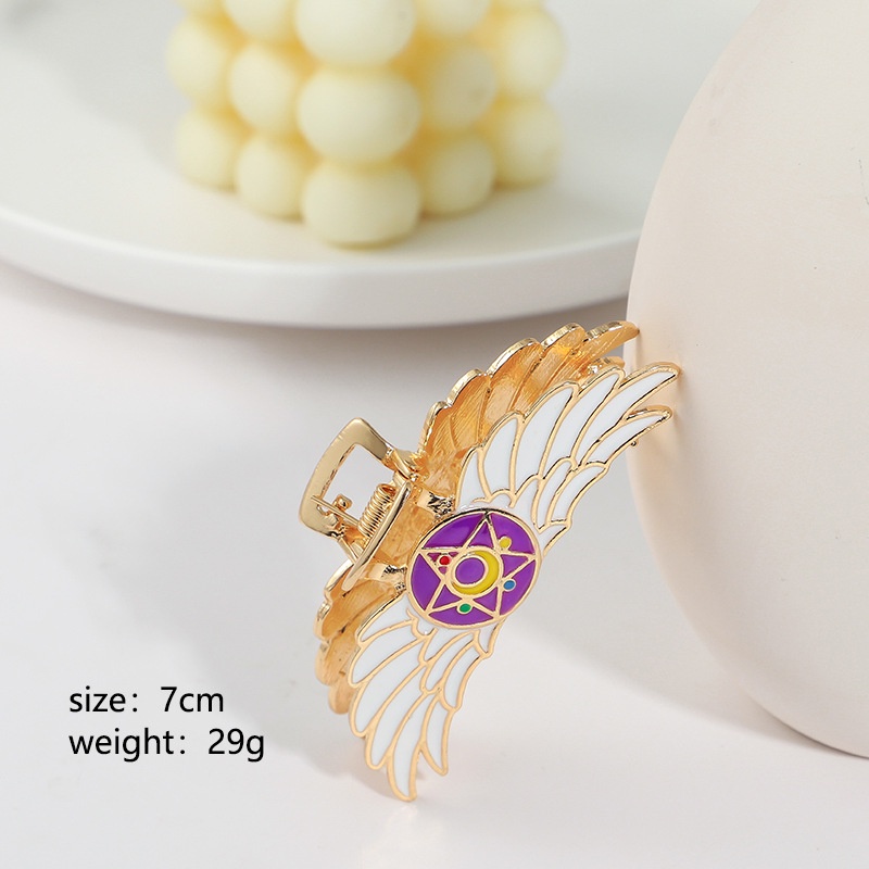 Kẹp tóc kim loại họa tiết hoạt hình thủy thủ mặt trăng dễ thương