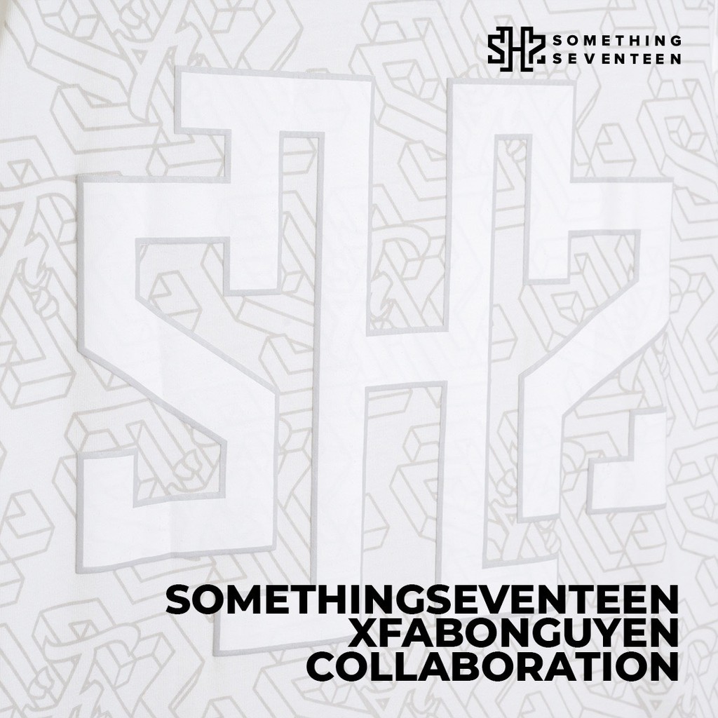 Áo Overprint Tee X Logo Something Seventeen X Fabo Nguyen