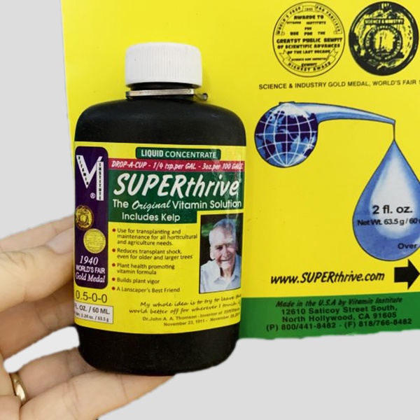 SUPERthrive  kích lan, cây cảnh phát triển vượt bậc – Lọ 60ml | SKU: SPT6