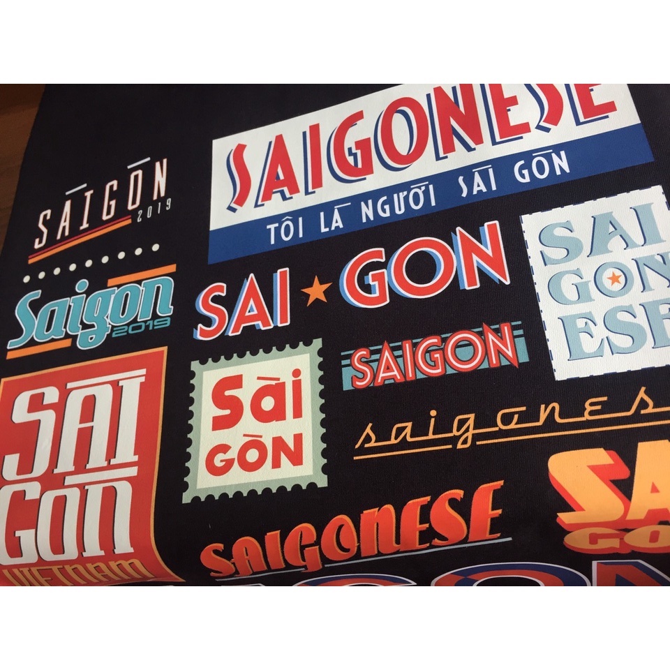 ÁO THUN SÀI GÒN VINTAGE IN ĐẸP OVERSIZED