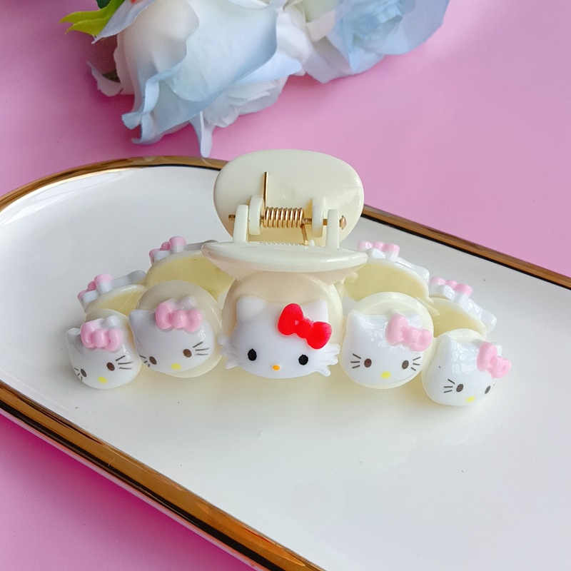 Kẹp Tóc Nhựa Hình Melody Cinnamoroll Melody Sanrio Kuromi PomPomPurin Dễ Thương Trang Trí Cho Học Sinh