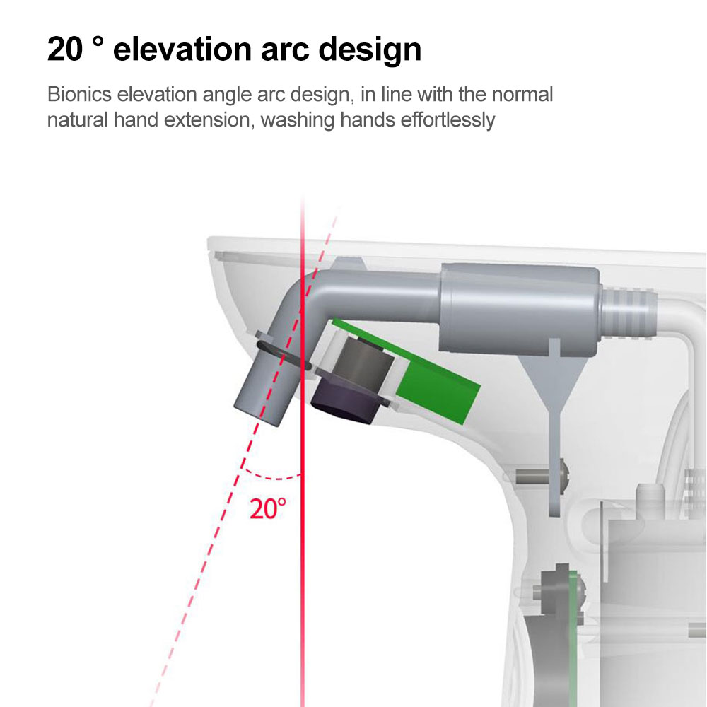 【Ready Stock】 Automatic sensor soap dispenser sprayer infrared sensor USB rechargeable 【Ouiwe】