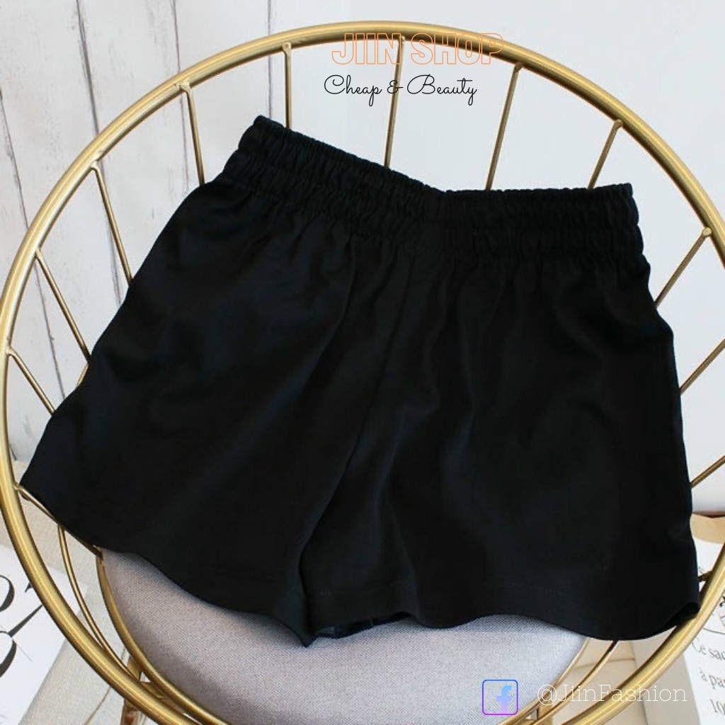 Quần short thể thao nữ, thêu chữ, thoáng mát, chất đũi loại 1 by Jiin shop | BigBuy360 - bigbuy360.vn