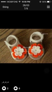 Giày len handmade ( sandal )