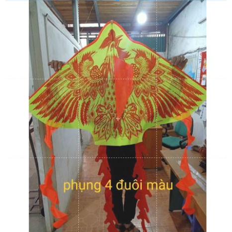 Diều phượng hoàng lửa 2, 3, 4, 5 đuôi...tặng thêm 50m dây