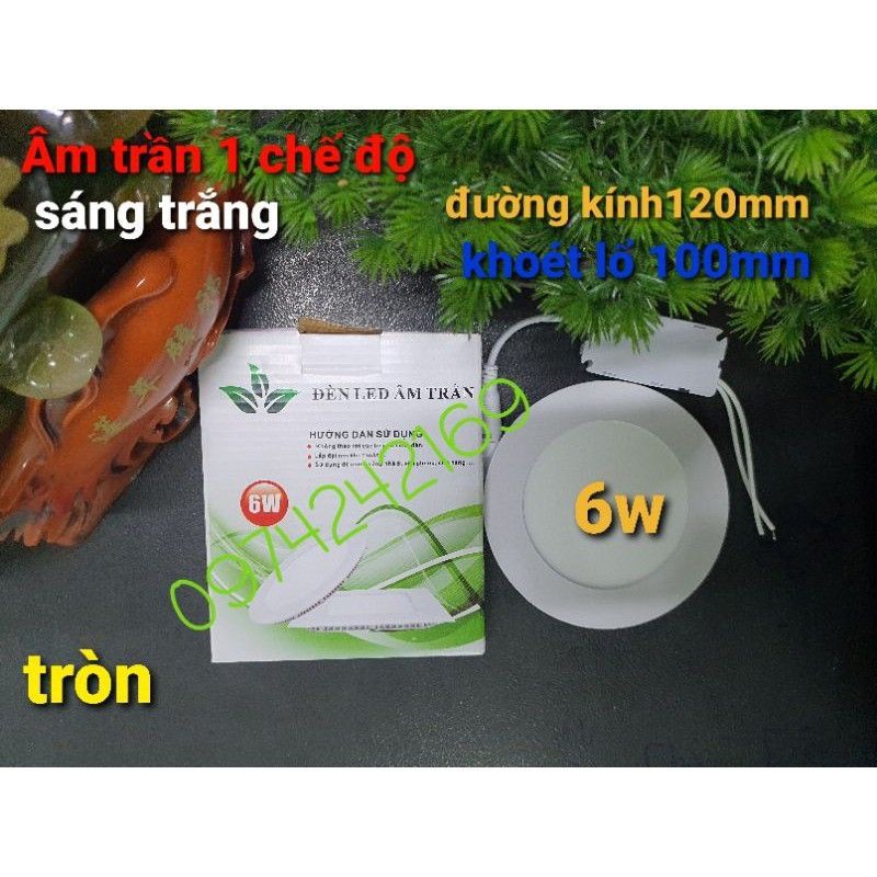 Đèn led âm trần siêu mỏng (siêu rẻ)