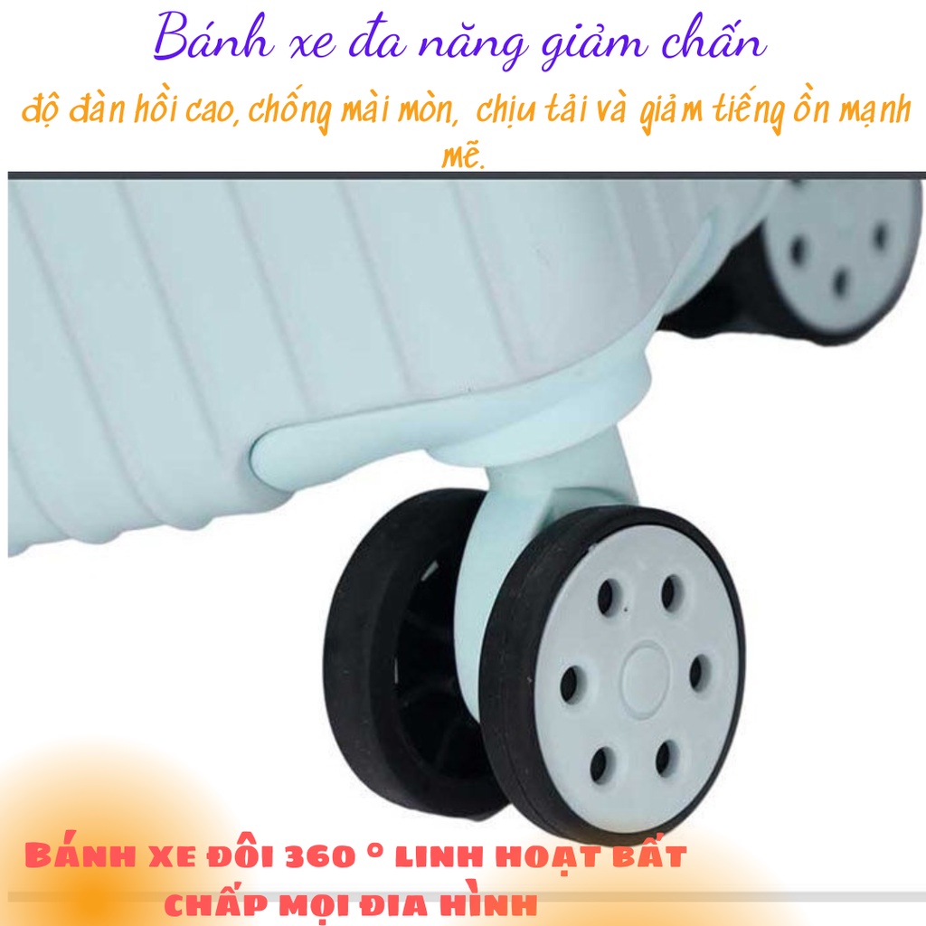 VALI CHỐNG bể nhựa PC cao cấp KHÁNG nước chống bụi bặm trầy xước size 20 , size 24, size 28