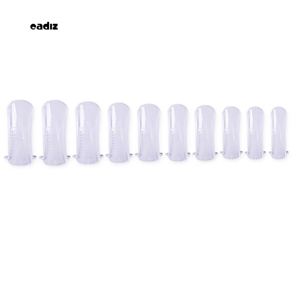 Set 100 khuôn móng tay giả tạo hình làm nail chuyên dụng