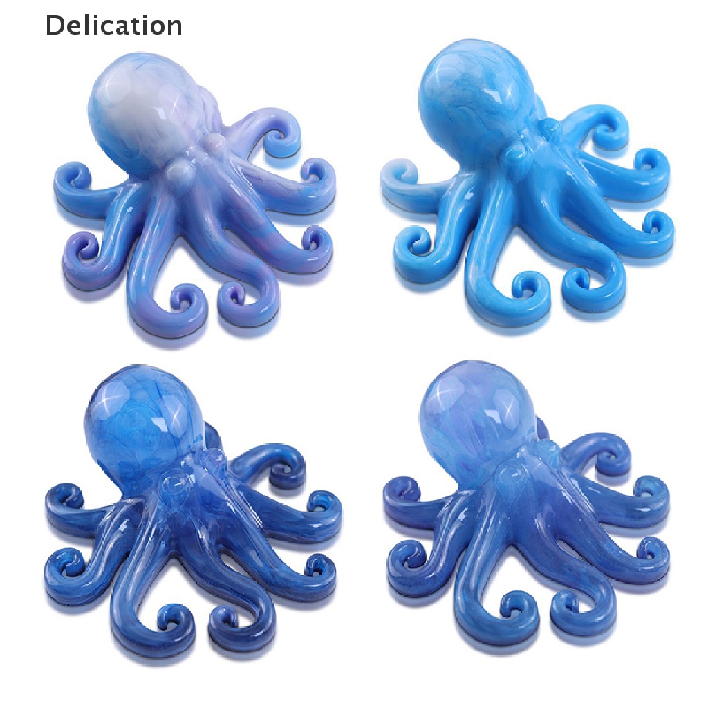 [Delication] Khuôn Silicone Làm Epoxy Resin Epoxy Hình Bạch Tuộc Đại Dương