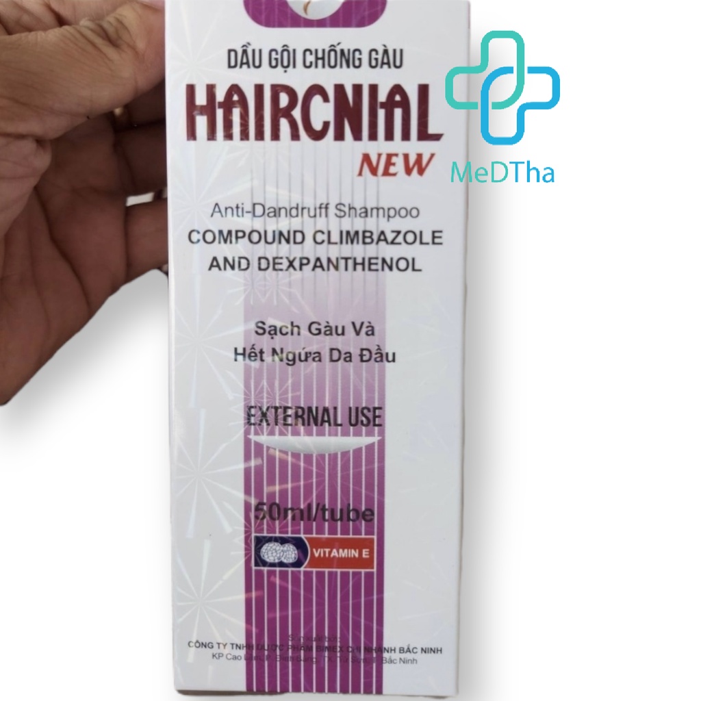 Dầu Gội Sạch Gàu Haircnial New - Giảm Ngứa, Nấm Da Đầu, Chống Gàu, Dưỡng Tóc (Chai 50ml) [Chính Hãng]