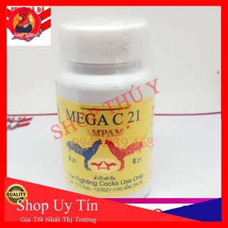Mega C21 Dinh Dưỡng Nuôi Gà Cao Cấp Hộp 100  Viên Nhập Thái Lan