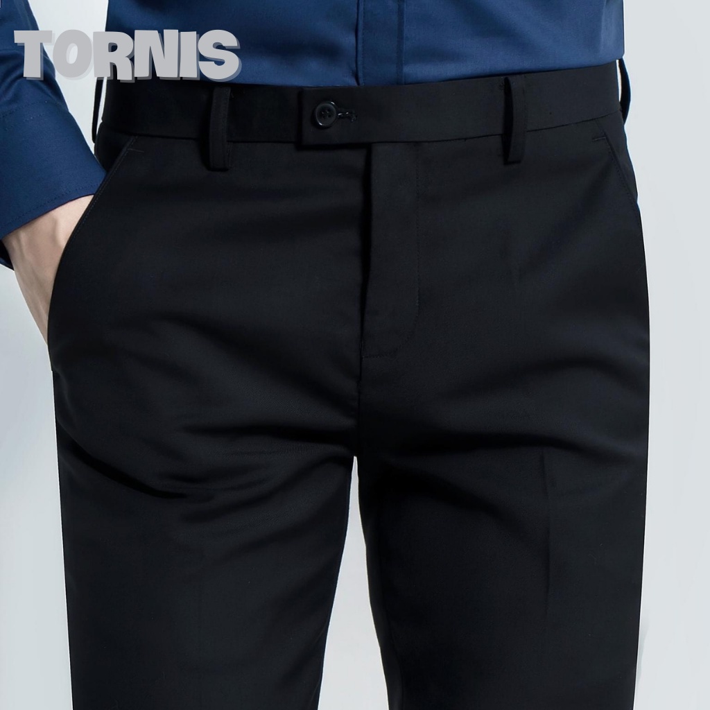 Quần tây âu nam ống đứng TORNIS TDT vải cotton pha polyester chất liệu cao cấp thoáng mát
