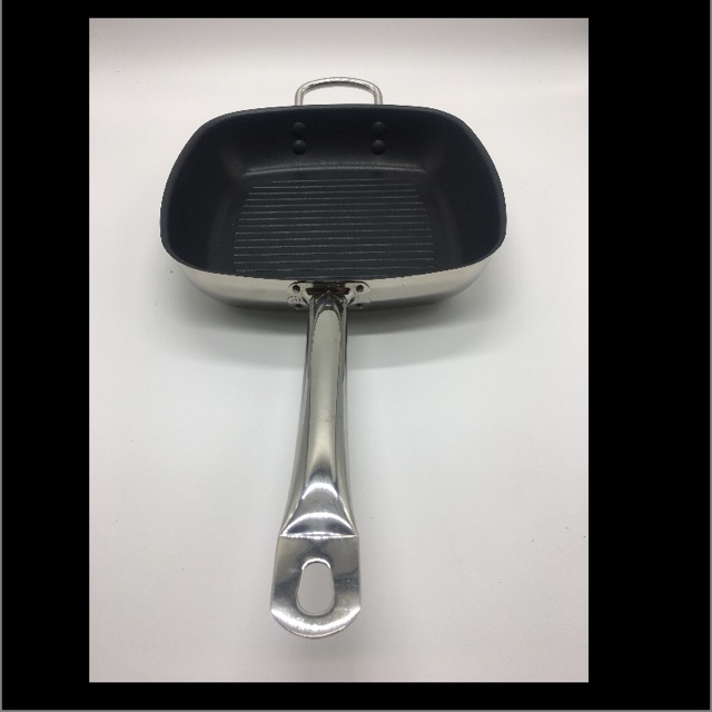 Chảo inox 304, lòng chảo tráng ko dính