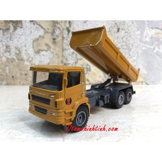 Mô hình xe công trình Tải ben thùng dài 1:60
