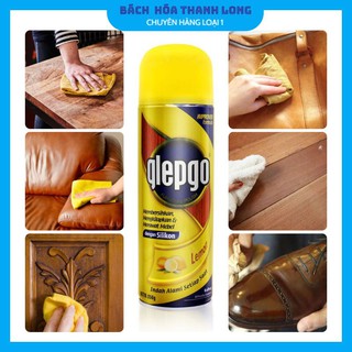 Chai Xịt GLEPGO Bảo Dưỡng Đánh Bóng Túi Ví Da ❤️FREESHIP❤️Xịt Bảo Dưỡng, Đánh Bóng Túi Xách Da, Ví Da, Áo Da, Nội Thất.