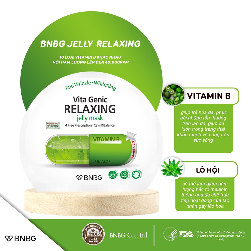 Mặt Nạ BNBG Vita Genic Jelly Mask 30ml Hàn Quốc
