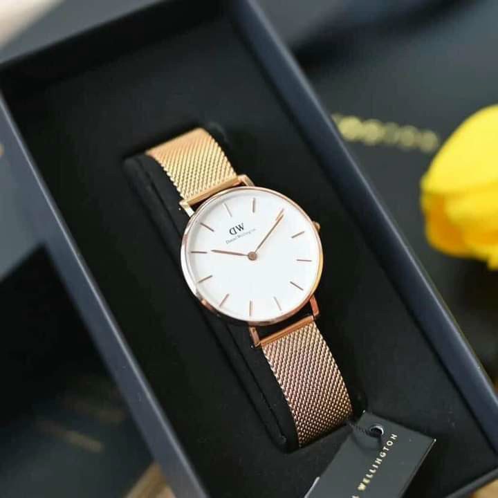 Đồng hồ nữ DW dây thép, thời trang hàn cho cặp đôi, hàng có bảo hành.