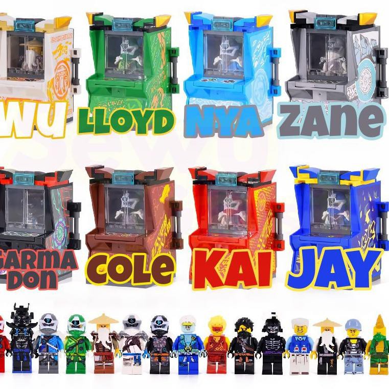 Mô Hình Đồ Chơi Lắp Ráp Lego Ninjago Jay Kai Lloyd Cole Nya Zane Plus 12 Mùa Lễ Hội 12 2.2 Brands