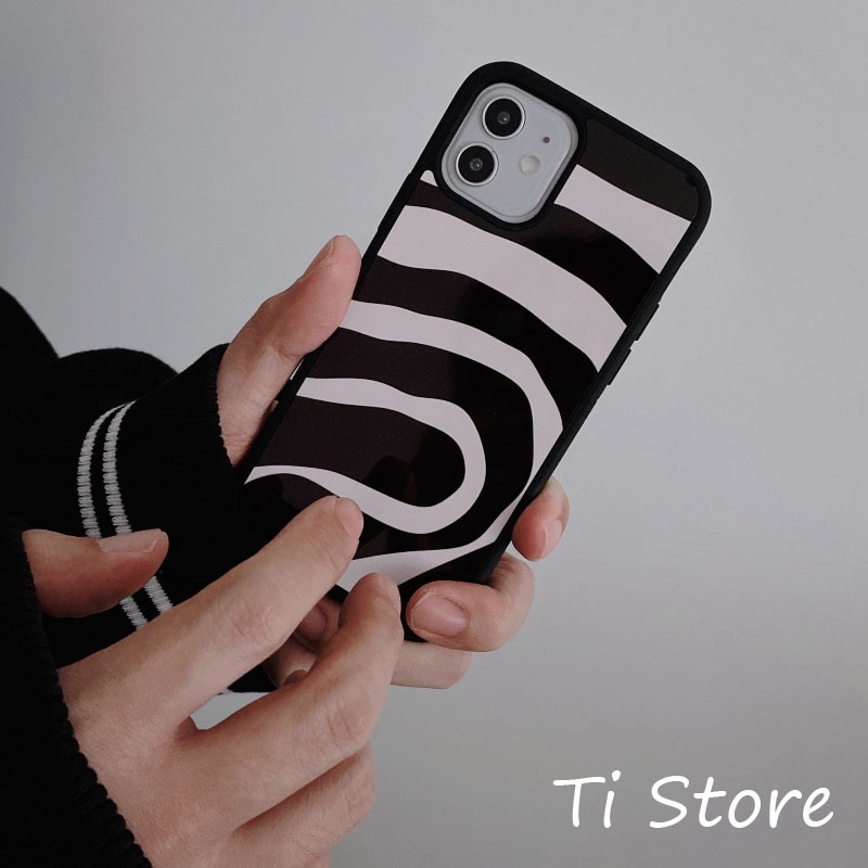 Ốp Lưng Texture Black And White iP