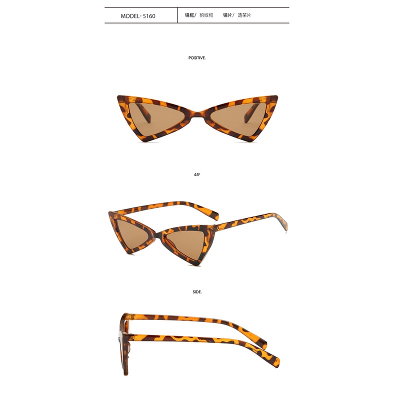 Kính Mát Mắt Mèo Chống Tia UV Thời Trang Hàn Quốc Cho Nữ