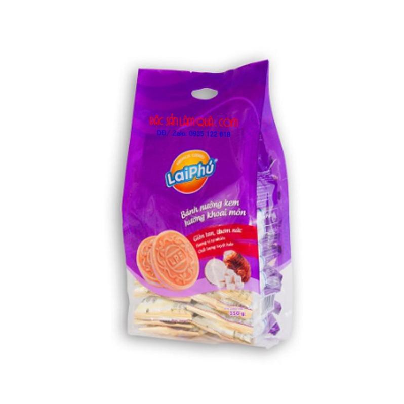 BÁNH LAI PHÚ FRENCH COOKIES KEM SẦU RIÊNG, KHOAI MÔN VÀ DÂU 350G