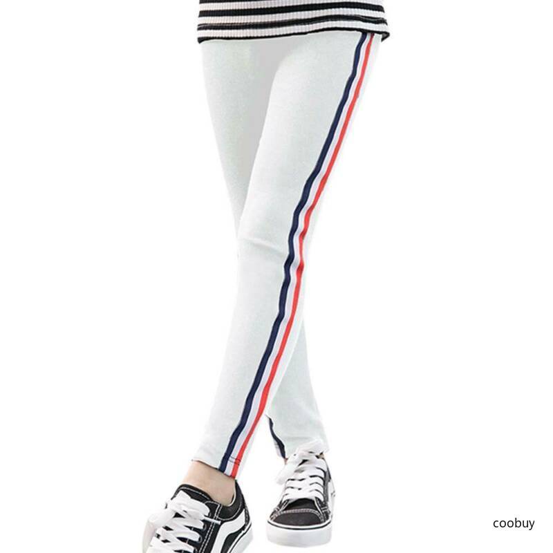 Quần legging thể thao màu trơn năng động thời trang dành cho bé gái