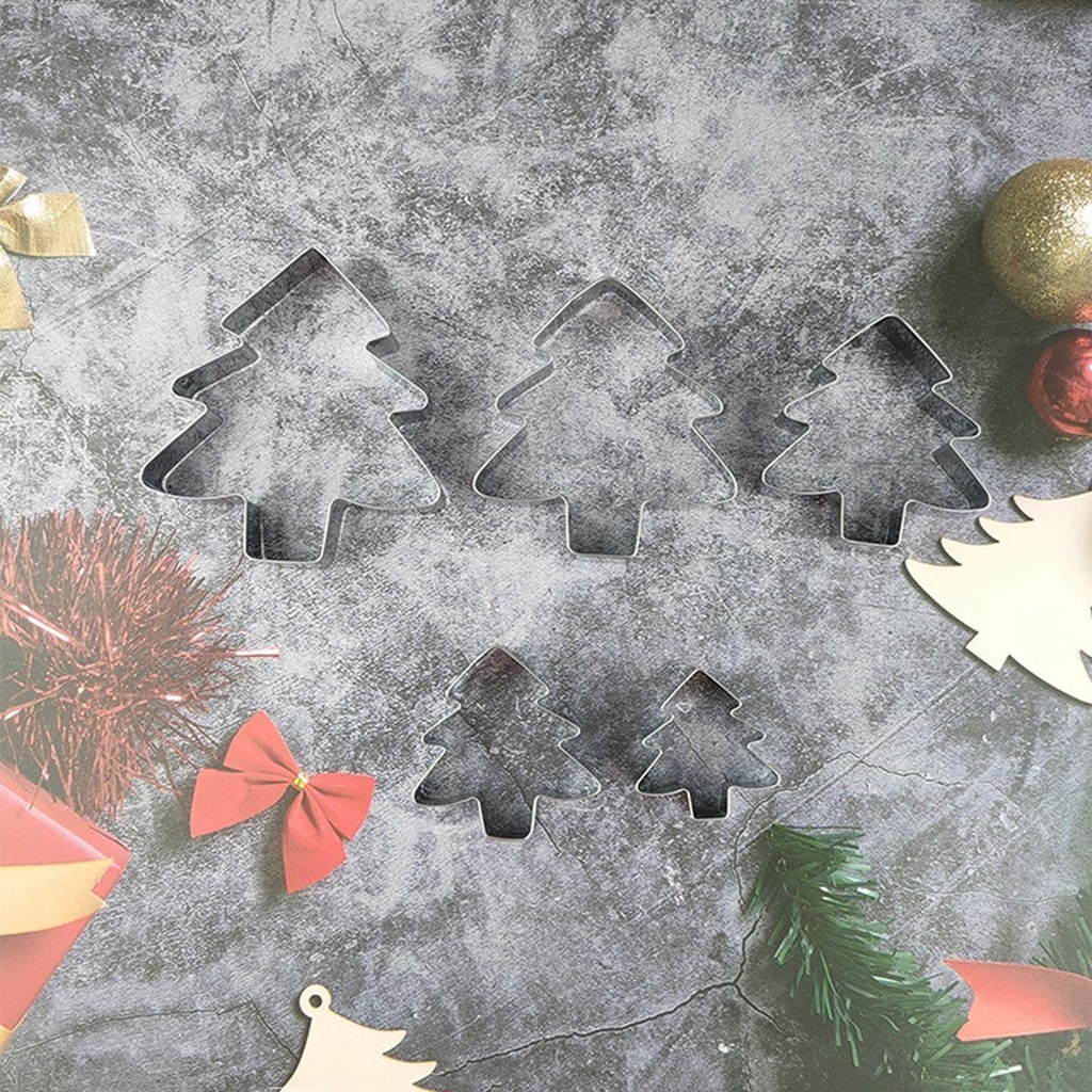 Khuôn Cắt Bánh Quy Hình Ông Già Noel / Người Tuyết / Bánh Gừng