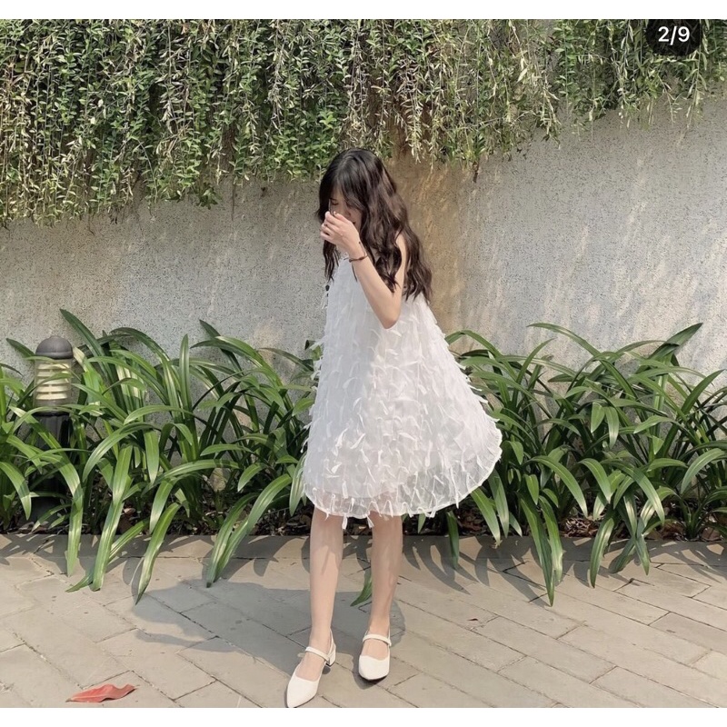 💥CÓ SẴN💥 Đầm lông cổ yếm đi biển - Đầm hot mùa hè 2022 ♥️ẢNH THẬT♥️