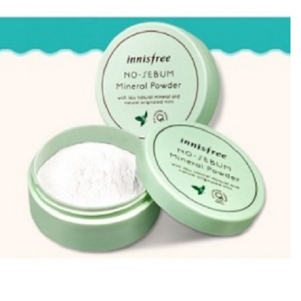 Phấn Bột Innisfree Mineral Powder 5g (Phấn Phủ Kềm Dầu - Hộp Xanh) | BigBuy360 - bigbuy360.vn
