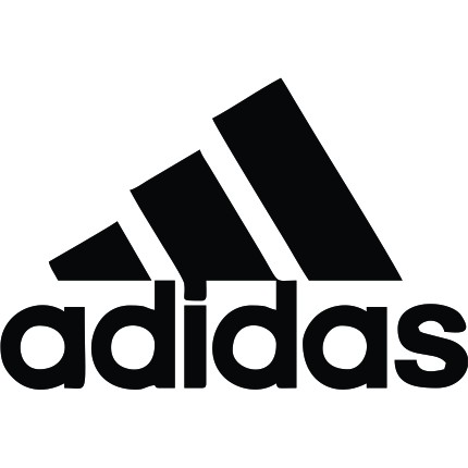 Logo in lên ngực áo hình Adidas, Nike trắng đen kích thước 6 - 7cm