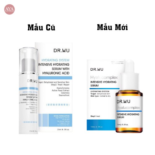 Serum Cấp HA DR.WU Chuyên Sâu Intensive Hydrating Serum With Hyaluronic Acid 15ml