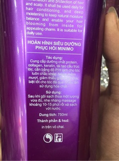 Cặp dầu gội keratin (750*2)