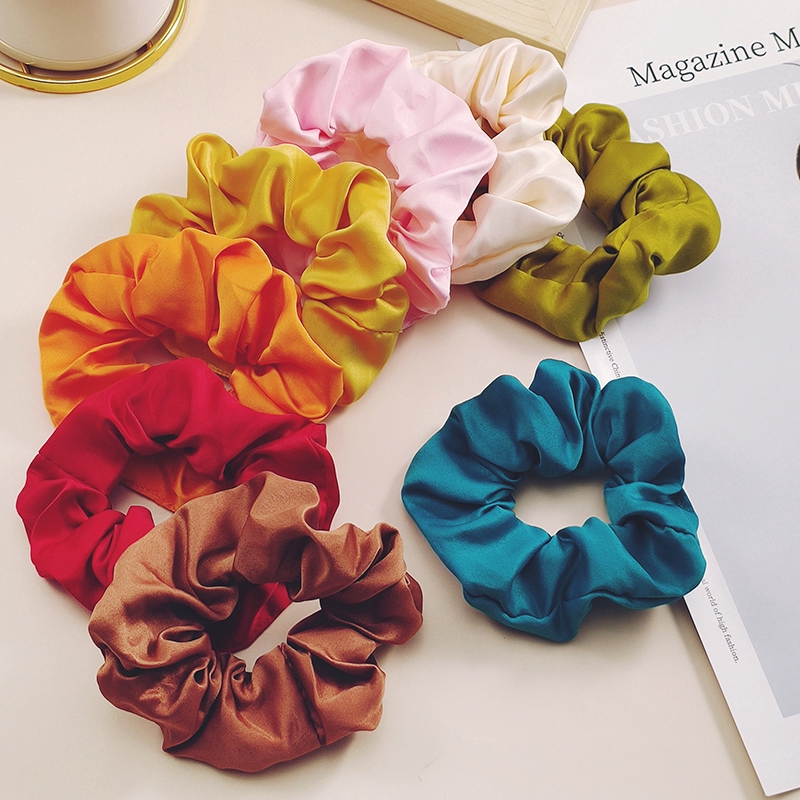 Vòng buộc tóc nhiều màu tùy chọn Retro