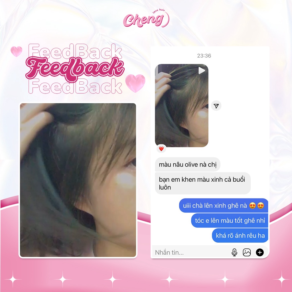 Thuốc Nhuộm Tóc Màu NÂU OLIU - NÂU OLIVE Không Tẩy | Chenglovehair, Chenglovehairs