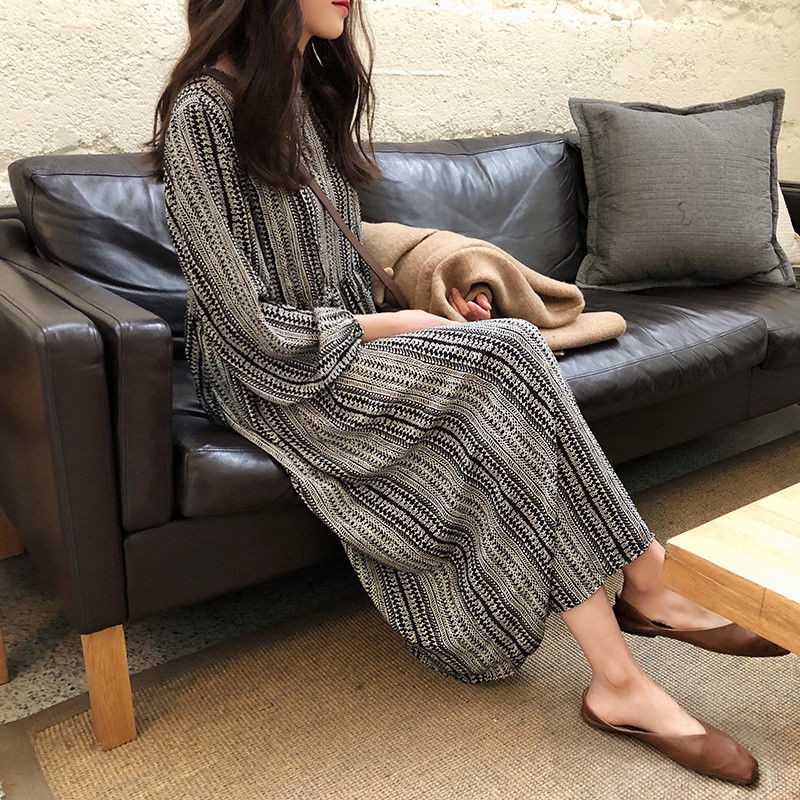 ⭐0412⭐ New large-sized classic long-sleeved dress | BigBuy360 - bigbuy360.vn