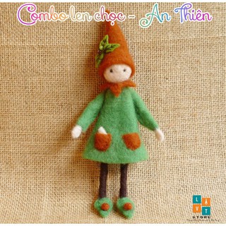 [16 Màu Len] Combo Len Chọc An Thiên - Combo Needle Felting