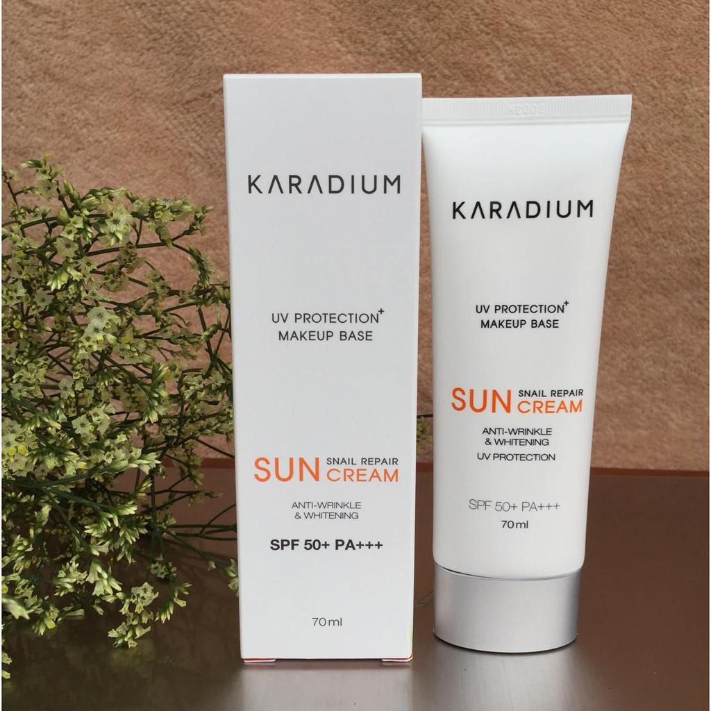 Kem Chống Nắng Karadium Snail Repair Sun Cream SPF 50+ PA+++